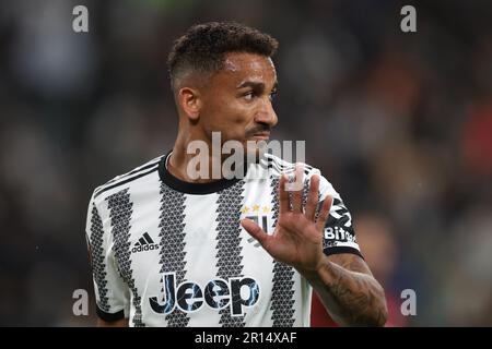 Turin, Italien. 11. Mai 2023. Danilo von Juventus reagiert während des Spiels der UEFA Europa League im Allianz-Stadion in Turin. Der Bildausdruck sollte lauten: Jonathan Moscrop/Sportimage Credit: Sportimage Ltd/Alamy Live News Stockfoto