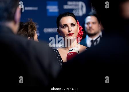 Rom, Italien, 10. Mai 2023, Penelope Cruz besucht den roten Teppich David di Donatello 68. (Foto: Giovanna Onofri) Stockfoto