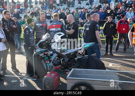 Portstewart, Großbritannien. 11. Mai 2023. NorthWest200 Race 2 Briggs Equipment Superstock Bikes Credit: Bonzo/Alamy Live News Stockfoto