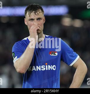 Sam Beukema von AZ Alkmaar während der Europa Conference League Semi Final 1. Leg zwischen West Ham United und AZ Alkmaar im London Stadium, Stratford am Donnerstag, den 11. Mai 2023. (Foto: Michael Driver | MI News) Guthaben: MI News & Sport /Alamy Live News Stockfoto