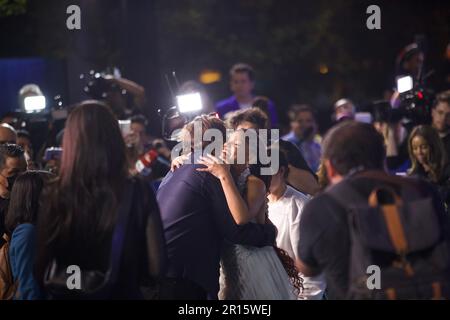 Mexiko-Stadt, Mexiko: Am 11. Mai 2023 besucht der Schauspieler Javier Bardem den roten Teppich der Filmpremiere der kleinen Meerjungfrau im Toreo Parque Central. Am 11. Mai 2023 in Mexiko-Stadt, Mexiko. (Foto: Julian Lopez/Eyepix Group) Stockfoto