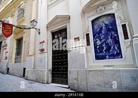 Oratorio de la Santa Cueva, Oratorium, Kirche, Museum, Cadiz, Provinz Cadiz, Costa del Luz, Andalusien, Spanien Stockfoto