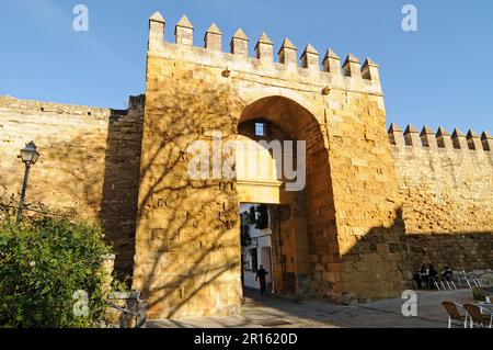 Puerta de Almodovar, maurisches Stadttor, Cordoba, Provinz Cordoba, Andalusien, Spanien Stockfoto