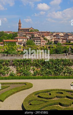 Albi, Palais de la Berbie, Toulouse Lautrec-Museum, Französischer Garten, Tarn, Midi-Pyrenäen, Frankreich Stockfoto