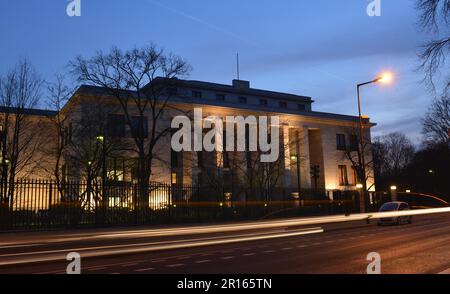 Botschaft Japan, Hiroshimastraße, Tiergarten, Berlin, Deutschland Stockfoto