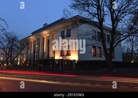 Botschaft Japan, Hiroshimastraße, Tiergarten, Berlin, Deutschland Stockfoto