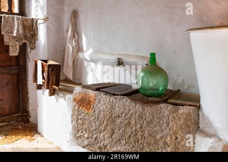 La Granja: Historisches Waschhaus Stockfoto