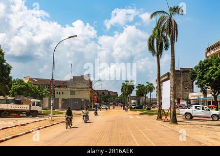 Kolonialzentrum, Kisangani, DR Kongo Stockfoto