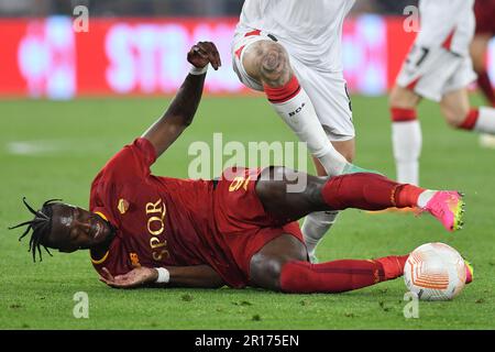 Rom, Latium. 11. Mai 2023. Tammy Abraham of AS Roma während Fußball Europa League Roma gegen Bayer Leverkusen am 11. Mai 2023 im Olympiastadion Rom, Italien. Photographer01 Kredit: Unabhängige Fotoagentur/Alamy Live News Stockfoto