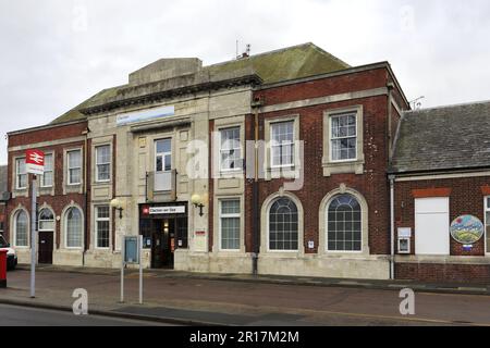 Vorderseite des Bahnhofs Clacton, Essex, England, Großbritannien Stockfoto