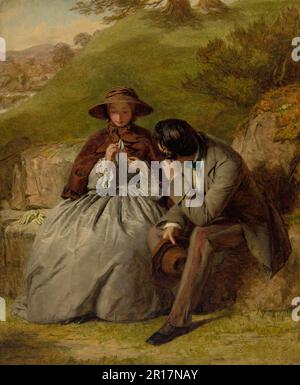 The Lovers Date: 1855 Künstler: William Powell Frith, British, 1819-1909 Stockfoto