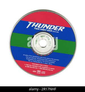 CD: Thunder - das Beste von Thunder - ihre beste Stunde (und Ein bisschen). (TOCP-8694), Aktion, veröffentlicht am 29. November 1995. Stockfoto