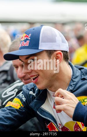 Pierre Gasly, französischer Formel-1-Rennfahrer, beim Goodwood Festival of Speed 2016 Stockfoto