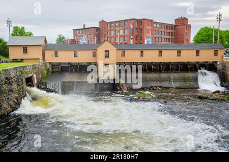 Lowell National Historical Park, Park in Lowell, Massachusetts Stockfoto