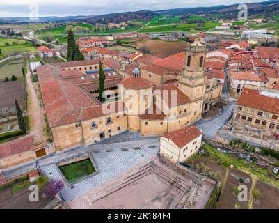 das benediktinerkloster Santo Domingo de Silos, Kastilien und Leon, Spanien Stockfoto