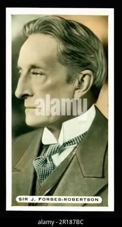 Sir Johnston Forbes-Robertson - Alte Zigarettenkarte Stockfoto