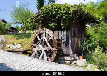 Die Stadt Tsumagojuku Stockfoto