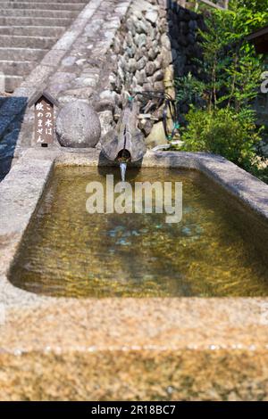 Die Stadt Tsumagojuku Stockfoto