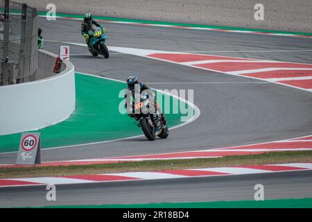 MONTMELLO, SPANIEN-4. JUNI 2021: Luca Marini auf Platz 10 des Ducati Desmosedici GP (Sky VR46 Team), MotoGP World Championship 2021 Stockfoto