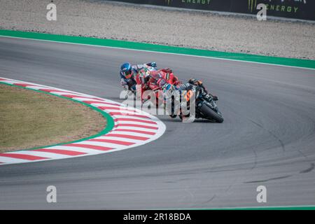 MONTMELLO, SPANIEN-4. JUNI 2021: Luca Marini auf Platz 10 des Ducati Desmosedici GP (Sky VR46 Team), MotoGP World Championship 2021 Stockfoto