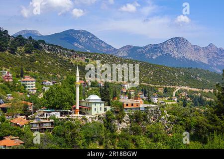 Geyikbayiri, Taurusgebirge, in der Nähe von Antalya, Türkei, türkisfarbene Küste Stockfoto