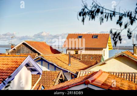 L'Herbe, Austerndorf, Frankreich Stockfoto