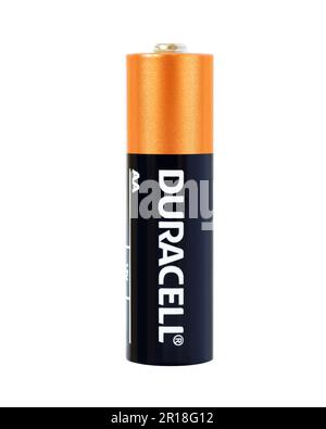 Duracell Batterie Stockfoto