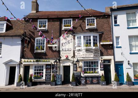 Das King's Head Public House, Beech Street, Deal, Kent Stockfoto