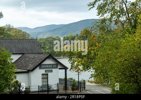 George iii Hotel & Pub an der Mündung von Mawddach, Wales Stockfoto