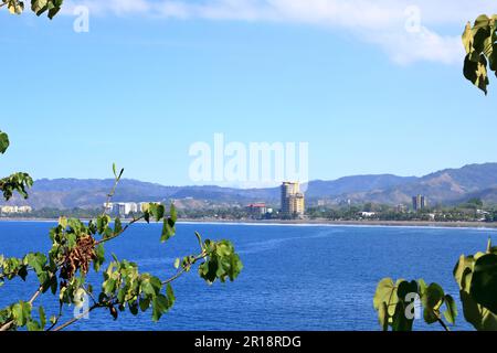 Blick auf Jaco Beach, Puntarena in Costa Rica Stockfoto