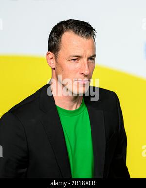 Dominik KLEIN (ehemaliger Handballspieler), Ziehung für die Europameisterschaft 2024 am 10. Mai 2023 in Düsseldorf. Stockfoto