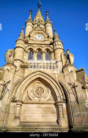 Der American Fountain, Stratford upon Avon, war ein Geschenk des amerikanischen Verlegers George Childs zu Ehren von William Shakespeare. England Großbritannien Stockfoto