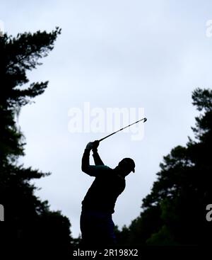 Tommaso Perrino Tees der 2. an Tag 3 der G4D Open im Woburn Golf Club, Milton Keynes. Foto: Freitag, 12. Mai 2023. Stockfoto