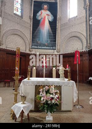 Elglise catholique Notre Dame à Alfortville, Val de Marne, Frankreich Stockfoto