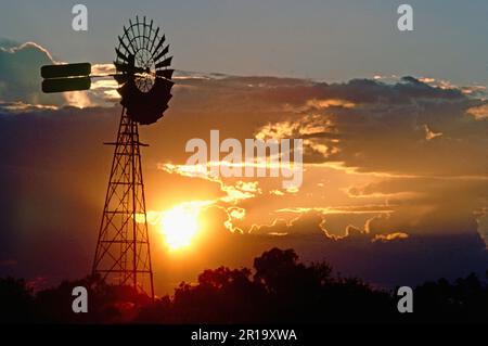 Windmühle, Barrow Creek, Northern Territory, Australien Stockfoto