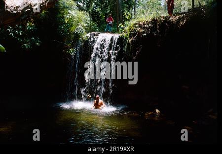 Melville Wasserfall, Bathurst Island, Northern Territory, Australien Stockfoto