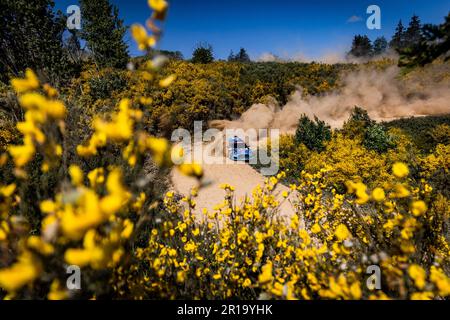 Matosinhos, Portugal. 12. Mai 2023. 08 Ott TANAK (EST), Martin JARVEOJA (EST), M-SPORT FORD WORLD RALLY TEAM, FORD Puma Rally1 Hybrid, WRC, Action während der Rally de Portugal 2023, 5. Runde der WRC World Rally Car Championship 2023, vom 11. Bis 14. Mai 2023 in Matosinhos, Portugal - Foto Nikos Katikis/DPPI Gutschrift: DPPI Media/Alamy Live News Stockfoto