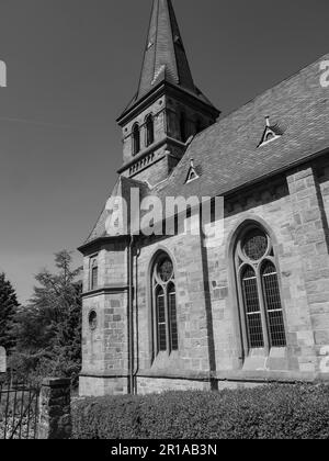 Saarbürog Stadt am saar Fluss Stockfoto