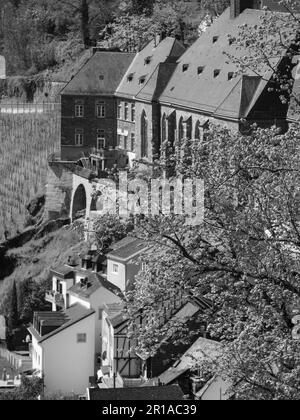 Saarbürog Stadt am saar Fluss Stockfoto