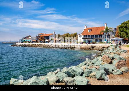 Seaport Village im Zentrum von San Diego, Kalifornien Stockfoto