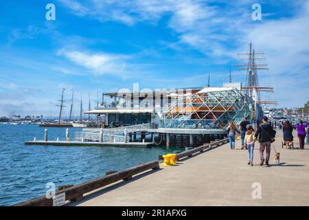 Ketch Grill & Taps am N Harbor Drive im Stadtzentrum von San Diego, Kalifornien Stockfoto