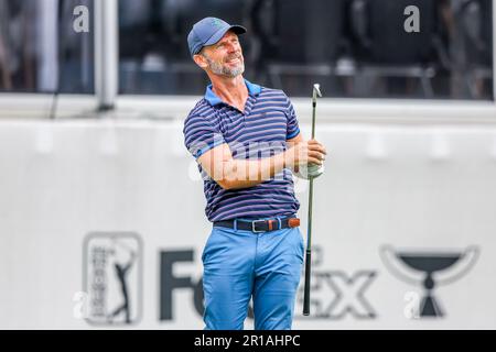 12. Mai 2023: Richard S. Johnson auf dem 17. Loch während der zweiten Runde des AT&T Byron Nelson Golfturniers auf der TPC Craig Ranch in McKinney, TX. Gray Siegel/CSM Stockfoto