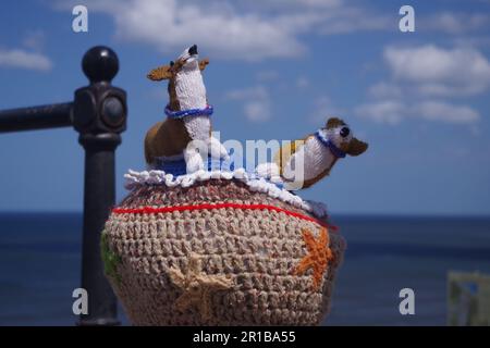 Strickwaren für das Jubilee 2022 der Königinnen Stockfoto