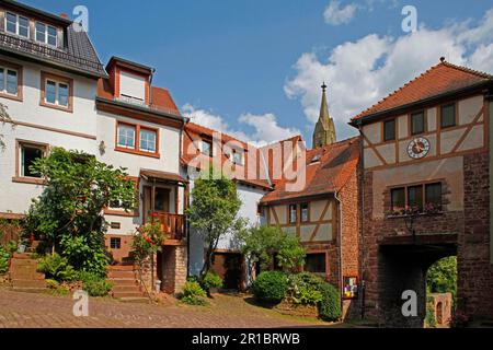 Stadttor von Dilsberg, Bezirk Neckargemuend von Dilsberg, Rhein-Neckar, Baden-Württemberg, Neckargemuend, Deutschland Stockfoto