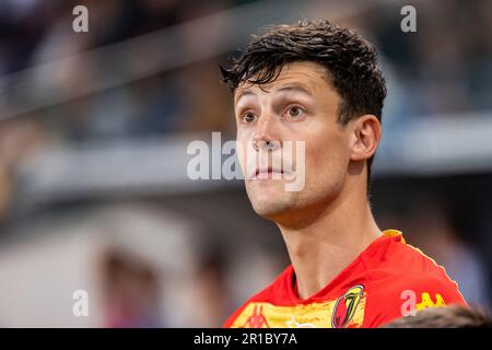 Warschau, Polen. 12. Mai 2023. Marc Gual von Jagiellonia während des Spiels der polnischen PKO Ekstraklasa League zwischen Legia Warszawa und Jagiellonia Bialystok im Marschall Jozef Pilsudski Legia Warschau Municipal Stadium. Endstand: Legia Warszawa 5:1 Jagiellonia Bialystok. (Foto: Mikolaj Barbanell/SOPA Images/Sipa USA) Guthaben: SIPA USA/Alamy Live News Stockfoto