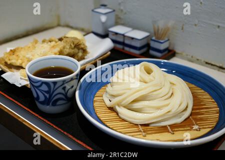 Dicker udon aus Kagawa Pref. Stockfoto