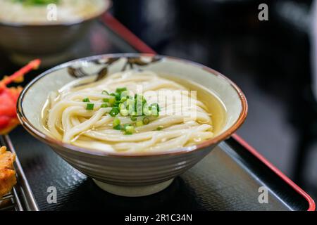 Dicker udon aus Kagawa Pref. Stockfoto