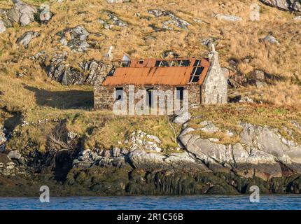 Altes Postamt auf der Insel Harris, Äußere Hebriden Stockfoto