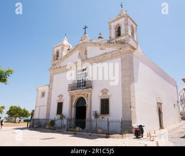 Platz und S. Maria der Kirche von Lagos in der Algarve, Portugal Stockfoto