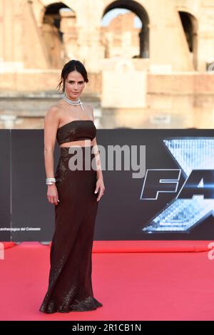 Die Schauspielerin ordana Brewster nimmt am 12. 2023. Mai im Kolosseum in Rom (Italien) an der „Fast X“-Filmpremiere Teil, dem zehnten Film in der „Fast & Furious Saga“ Stockfoto